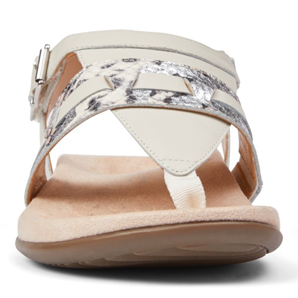 Vionic Sandals Ireland - Lupe Sandal Cream - Womens Shoes Online | EVAKH-2804